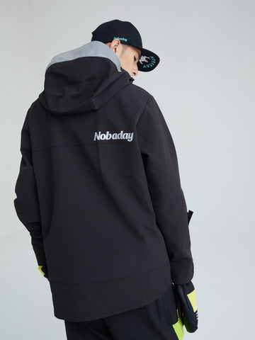 Nobaday CONCEAL HINGE ANORAK Snowboardjacke Black