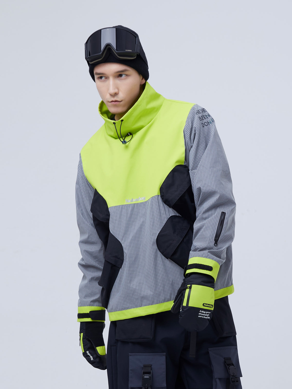 Nobaday BLINK Snowbardjacke Lemon Green