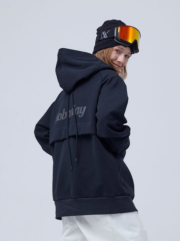 Nobaday WARRY PULLOVER SWEATSHIRT Snowboardjacke Hoodie Black