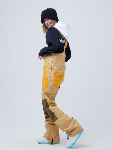 Nobaday RANGER MISS BIB Ski/Snowboardhose Camel