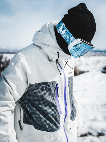 Nobaday MAMMOTH ANORAK Ski/Snowboardjacke Hellweiß