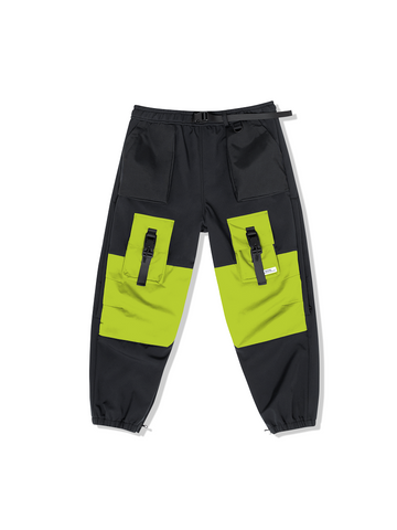 Nobaday CITY BOY POCKET PANTS Snowboardhose Lemon Green