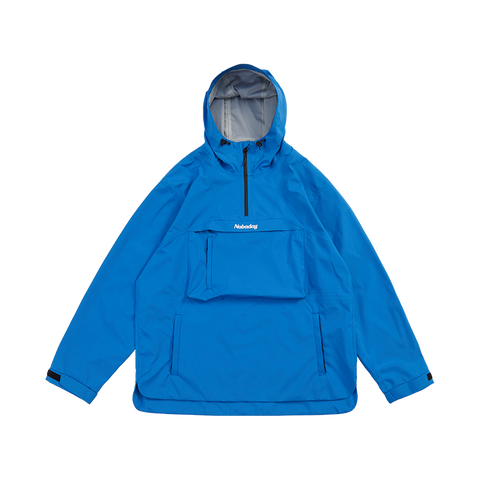 Nobaday Dawn large pocket Windbreaker Hoodie Ski/Snowboardjacke Blue Amber