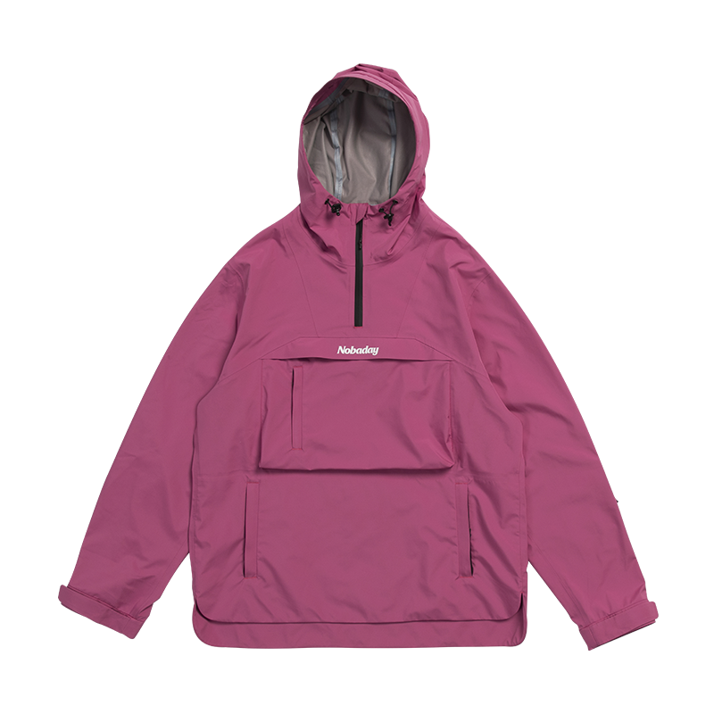 Nobaday Dawn large pocket Windbreaker Hoodie Ski/Snowboardjacke Violiceps