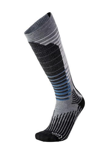 UYN MAN SKI SNOWBOARD SOCKS Light Grey/Black