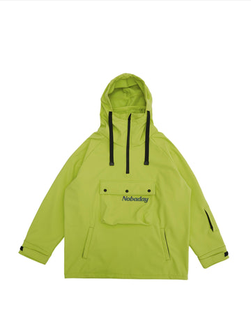 Nobaday WARRY PULLOVER SWEATSHIRT Snowboardjacke Hoodie Lemon Green