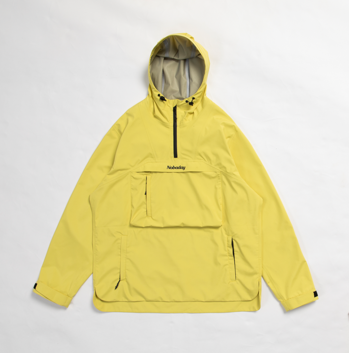 Nobaday Dawn large pocket Windbreaker Hoodie Ski/Snowboardjacke Mustard Yellow