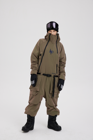 Nobaday Dawn NINJA ONE PIECE Skisuit/Snowboardoverall Grey