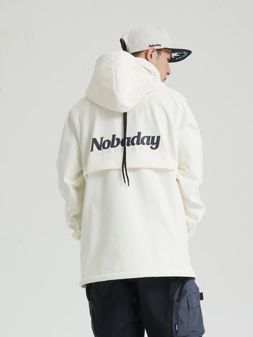 Nobaday WARRY PULLOVER SWEATSHIRT Snowboardjacke Hoodie white